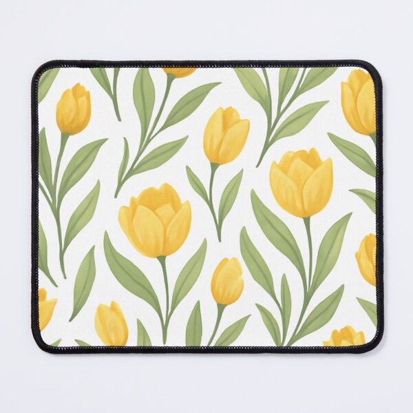Item preview, Yellow tulip pattern designed and sold by uunaa.