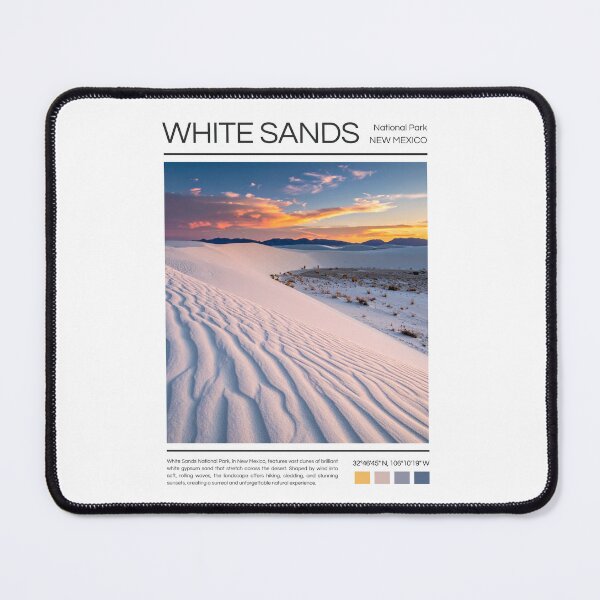 Item preview, White Sands National Park - New Mexico designed and sold by StudioRedKoala.
