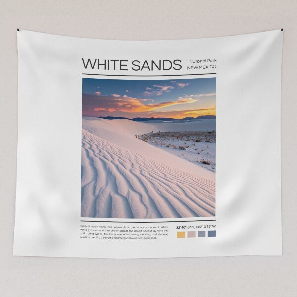 Item preview, White Sands National Park - New Mexico designed and sold by StudioRedKoala.