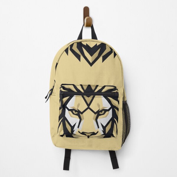 Item preview, Geometric Gold Lion Head - Luxury Majestic Predator Minimalist Art designed and sold by MCV-Designs.