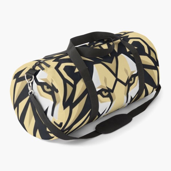 Item preview, Geometric Gold Lion Head - Luxury Majestic Predator Minimalist Art designed and sold by MCV-Designs.