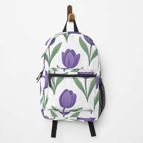 Item preview, Purple tulip pattern designed and sold by uunaa.
