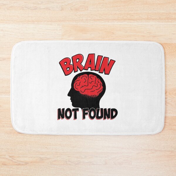 Item preview, Brain Not Found. Funny Sarcastic Quote Design. Lazy Mood Humor Graphic design  designed and sold by Aarvya Fashion Club ( A.F.C ).