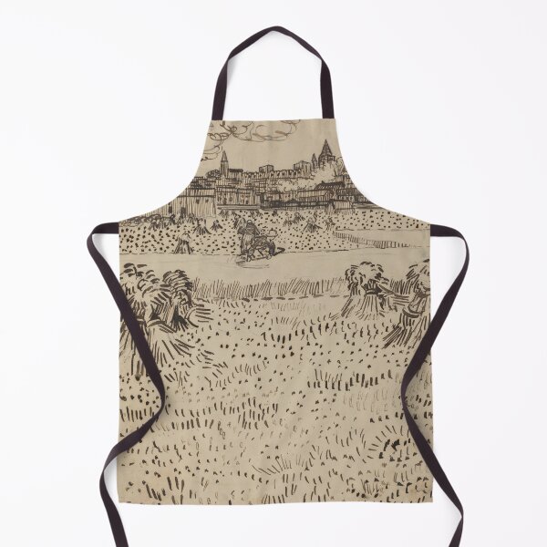 Item preview, The Harvest by Vincent van Gogh: Post Impressionist Field Drawing Poster designed and sold by artofuniverse.
