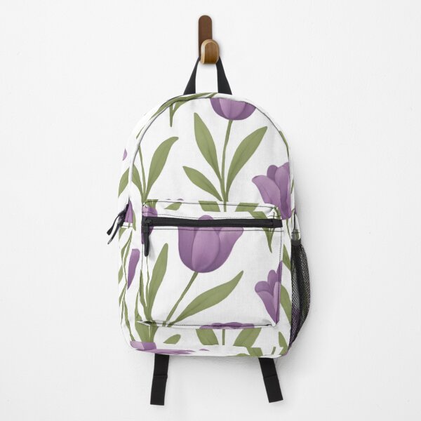 Item preview, Purple tulip pattern designed and sold by uunaa.