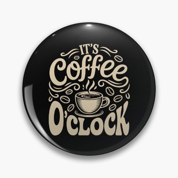 Item preview, It's Coffee O'Clock Coffee Drinker designed and sold by KarimSoCute.