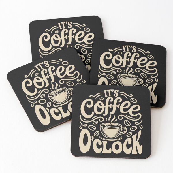 Item preview, It's Coffee O'Clock Coffee Drinker designed and sold by KarimSoCute.