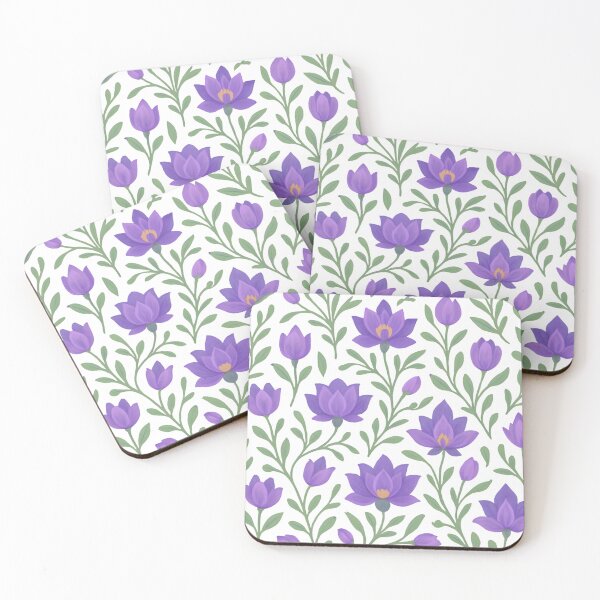 Item preview,  Purple lotus pattern designed and sold by uunaa.