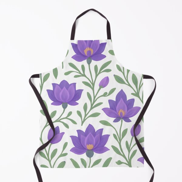 Item preview, Purple lotus pattern designed and sold by uunaa.