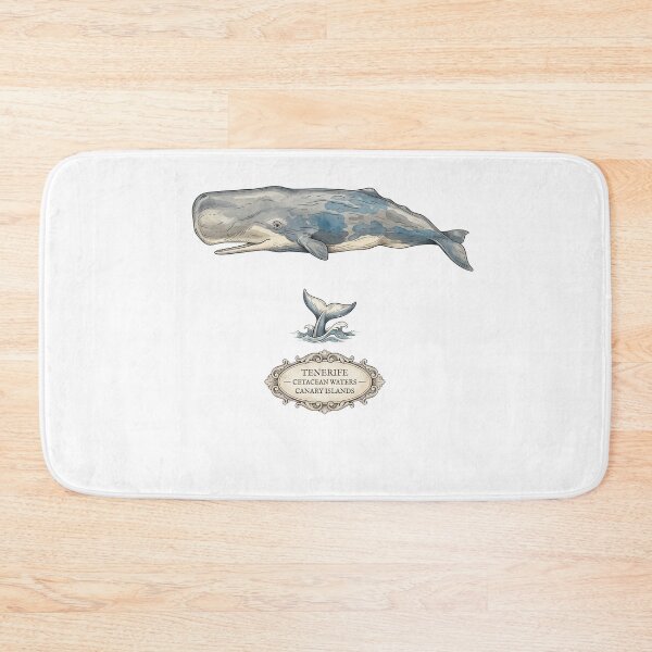 Item preview, Tenerife Whale Watching Natural History Watercolor Canary Islands T-Shirt designed and sold by Egyptian king ⭐⭐⭐⭐⭐.
