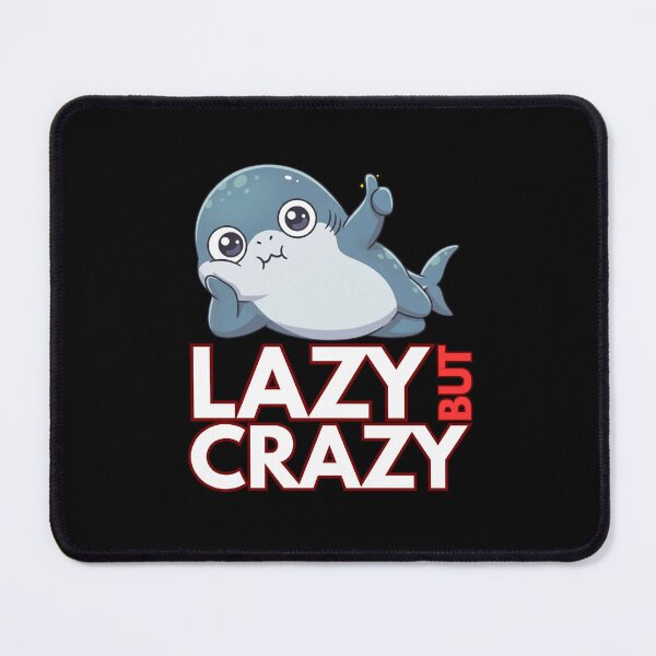 Item preview, Lazy But Crazy Shark designed and sold by Nature's Chibis.