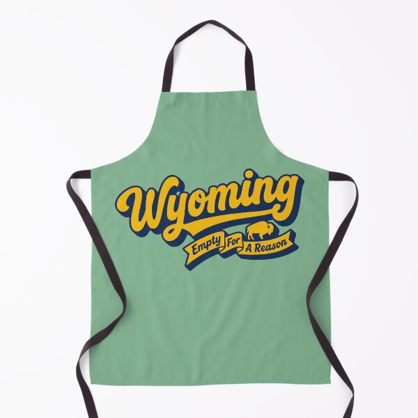 Item preview, Wyoming Empty For A Reason Retro Fat Script Bison Vintage Americana Art designed and sold by Cozy-Old-Pub.