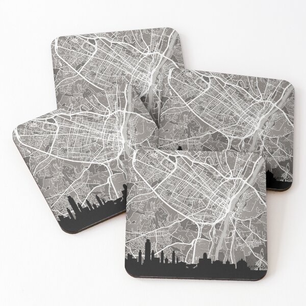 Item preview, Albany New York Skyline Map designed and sold by ArtPrints.