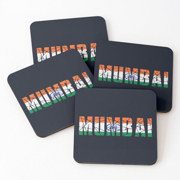Item preview, Mumbai India Flag Typography | Patriotic Distressed City Pride Design designed and sold by Globalcitytees.