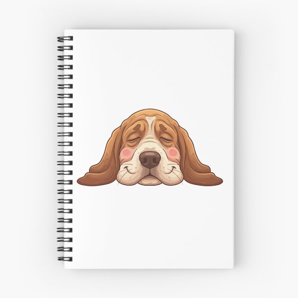 Item preview, Current Mood Floppy Funny Basset Hound Face designed and sold by Petzzz.