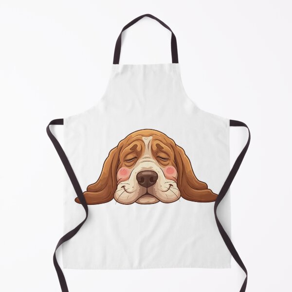 Item preview, Current Mood Floppy Funny Basset Hound Face designed and sold by Petzzz.