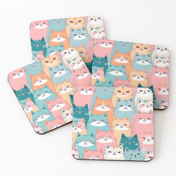 Item preview, The Pastel Purr-ty designed and sold by inkioboutique.