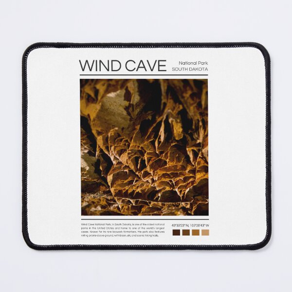 Item preview, Wind Cave National Park - South Dakota  designed and sold by StudioRedKoala.