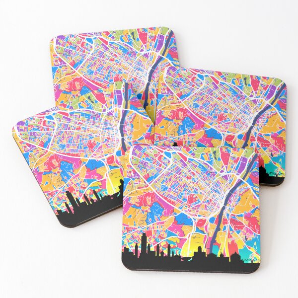 Item preview, Albany New York Skyline Map designed and sold by ArtPrints.