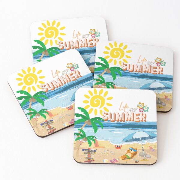 Item preview, ​Cute Summer Beach Life Bear Vacation Aesthetic designed and sold by crystalar95.