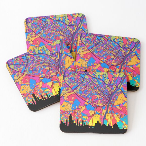 Item preview, Albany New York Skyline Map designed and sold by ArtPrints.