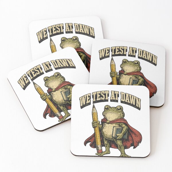 Item preview, Teacher Frog We Test At Dawn Test Day Coordinator Final Exam  designed and sold by Artistshert.