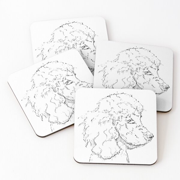 Artikelvorschau, Elegante Pudelzeichnung | Geschenk für Pudelliebhaber | Minimalistischer Hunde-Strichkunstdruck entworfen und verkauft von ArtofDogsbySeb.