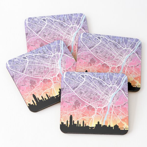 Item preview, Albany New York Skyline Map designed and sold by ArtPrints.