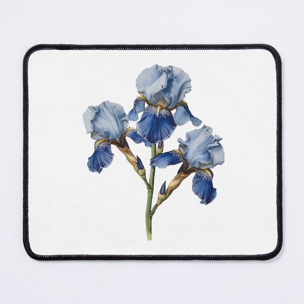 Item preview, Iris flower watercolor designed and sold by uunaa.