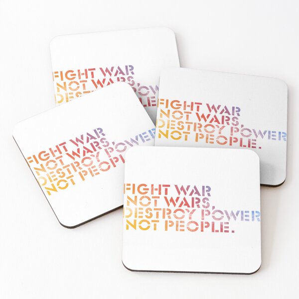 Item preview, Fight War NOT Wars, NO WARS USA Peace Now END IRAN WAR Fight Power NOT People designed and sold by Space Ghettos.
