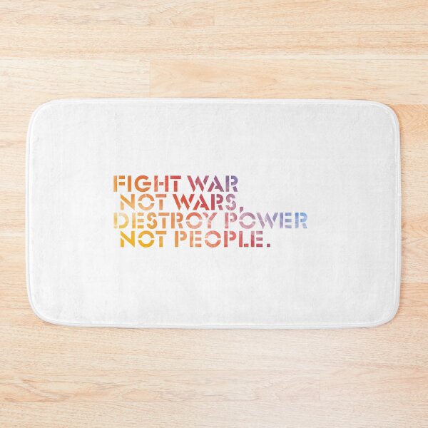 Item preview, Fight War NOT Wars, NO WARS USA Peace Now END IRAN WAR Fight Power NOT People designed and sold by Space Ghettos.