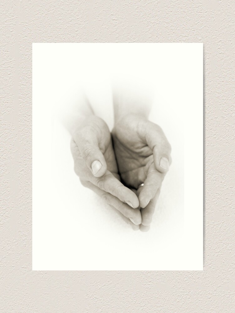 Alternate view of Hands: Receiving Art Print
