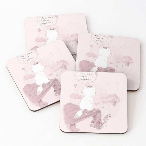 Item preview, Cute cat - Life is like a box of chocolates designed and sold by studioMoSa.