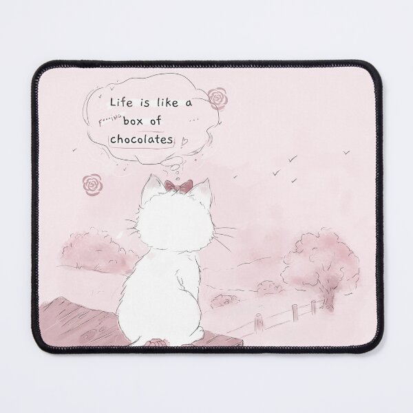 Item preview, Cute cat - Life is like a box of chocolates designed and sold by studioMoSa.