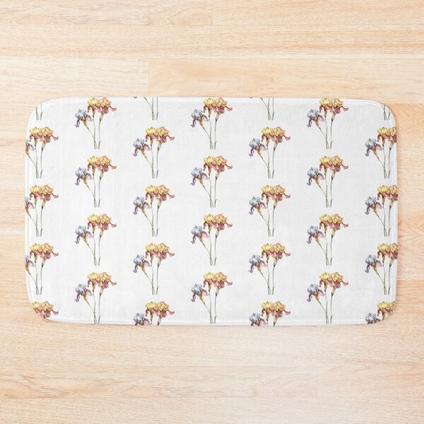 Item preview, Iris flower watercolor designed and sold by uunaa.
