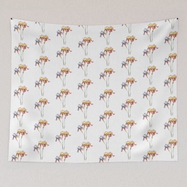 Item preview, Iris flower watercolor designed and sold by uunaa.