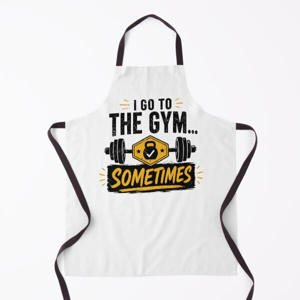 Item preview, I Go To The Gym Sometimes Funny Fitness T-Shirt Gym Humor Workout Tee designed and sold by fadouades.
