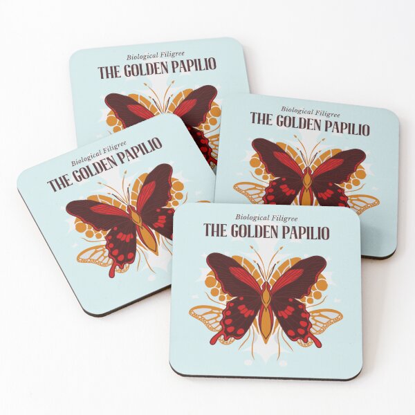 Item preview, The Golden Papilio Biological Filigree Butterfly Art designed and sold by TZAR WORKS.