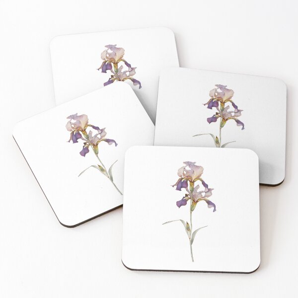 Item preview,  Iris flower watercolor designed and sold by uunaa.