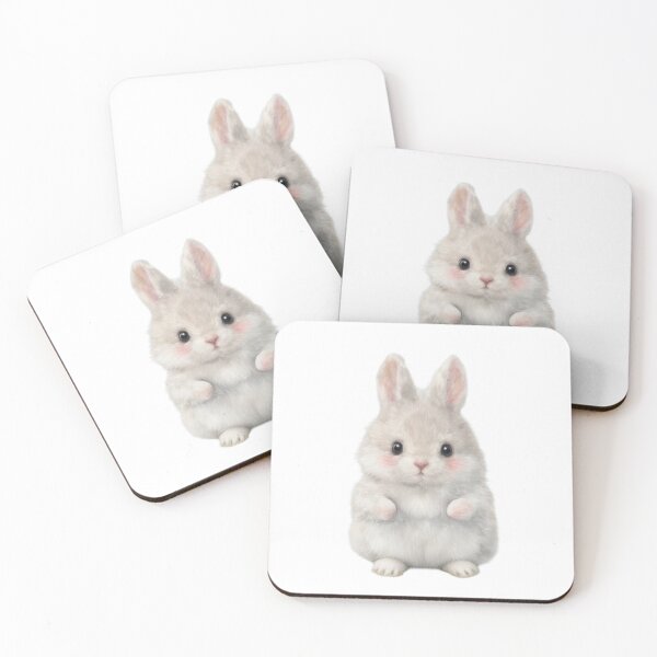 Item preview, Pure Fluff – Innocent White Baby Bunny Portrait designed and sold by lovelistivkaa.