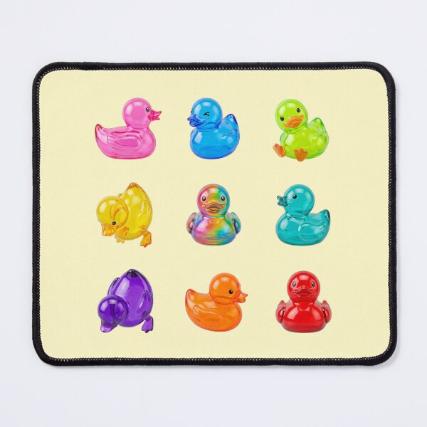Item preview, Glass Rainbow Dope Duck Squad - Stickers & Magnets designed and sold by 21 Tulips.