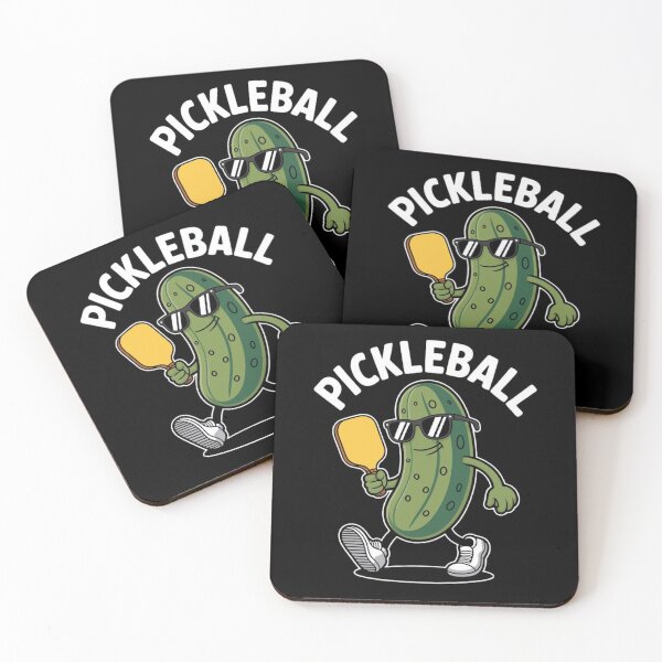 Item preview, Cool Pickleball Pickle – Funny Sports Cartoon Wearing Sunglasses designed and sold by Sashka-.
