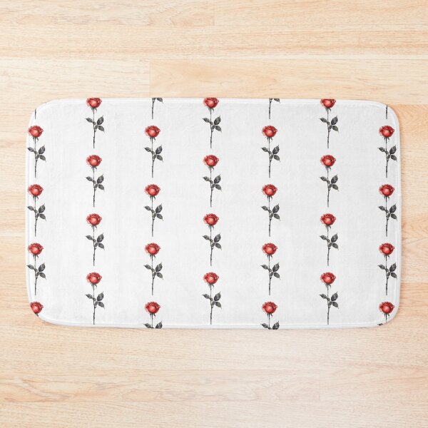 Item preview,  Red Rose flower watercolor designed and sold by uunaa.