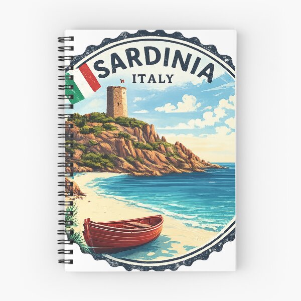 Item preview, Sardinia Italy Travel Art Emblem designed and sold by clarkfraser.
