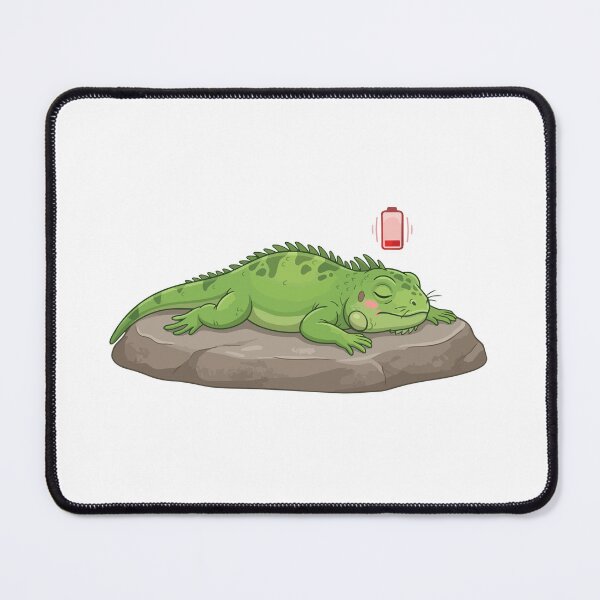 Item preview, Solar Battery Depleted Lazy Green Iguana designed and sold by Petzzz.
