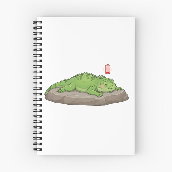 Item preview, Solar Battery Depleted Lazy Green Iguana designed and sold by Petzzz.