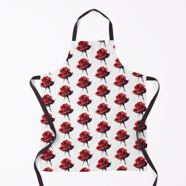 Item preview, Red Rose flower watercolor designed and sold by uunaa.