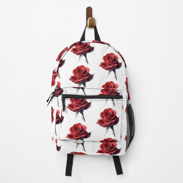 Item preview, Red Rose flower watercolor designed and sold by uunaa.