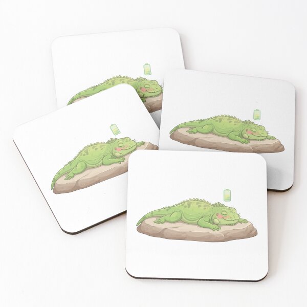 Item preview, Recharging On A Rock Sunbathing Green Iguana designed and sold by Petzzz.