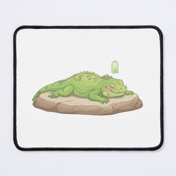 Item preview, Recharging On A Rock Sunbathing Green Iguana designed and sold by Petzzz.